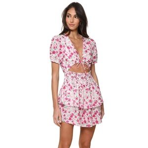W.A.P.G. Claire Floral Mini Dress
